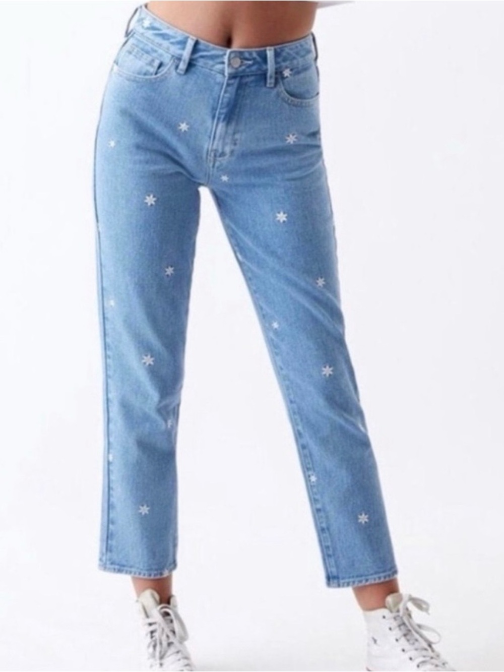 Hollister high rise daisy mom jeans size 27